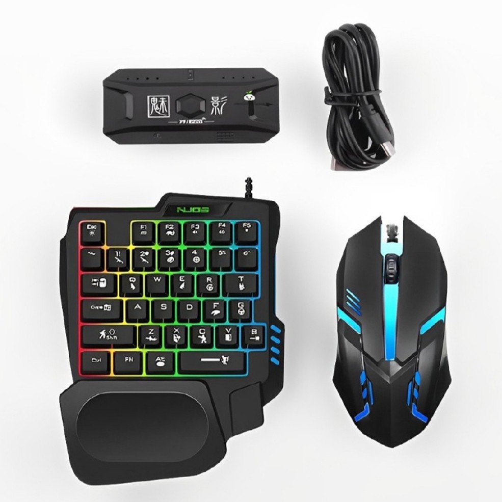 3 in 1 gaming keyboard, mouse & converter for android & ios